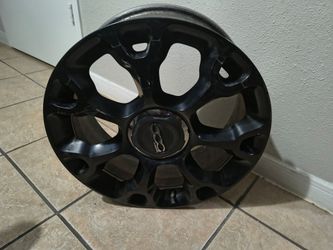 Fiat 500 WHEEL/ RIM 17" OEM 14-18 MODELS .