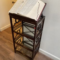 Vintage Library Stand