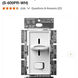 Lutron Skylark Dimmer Switch