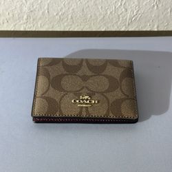 Coach Credit Card & Mirror Wallet