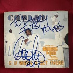 Coolio Signed Autographed & Inscribed CD C U When U Get There Hip Hop
