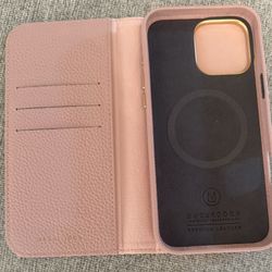 Magnetic Pink Cover For iPhone 16 Mac