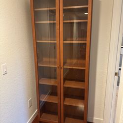 Wood Display Cabinet
