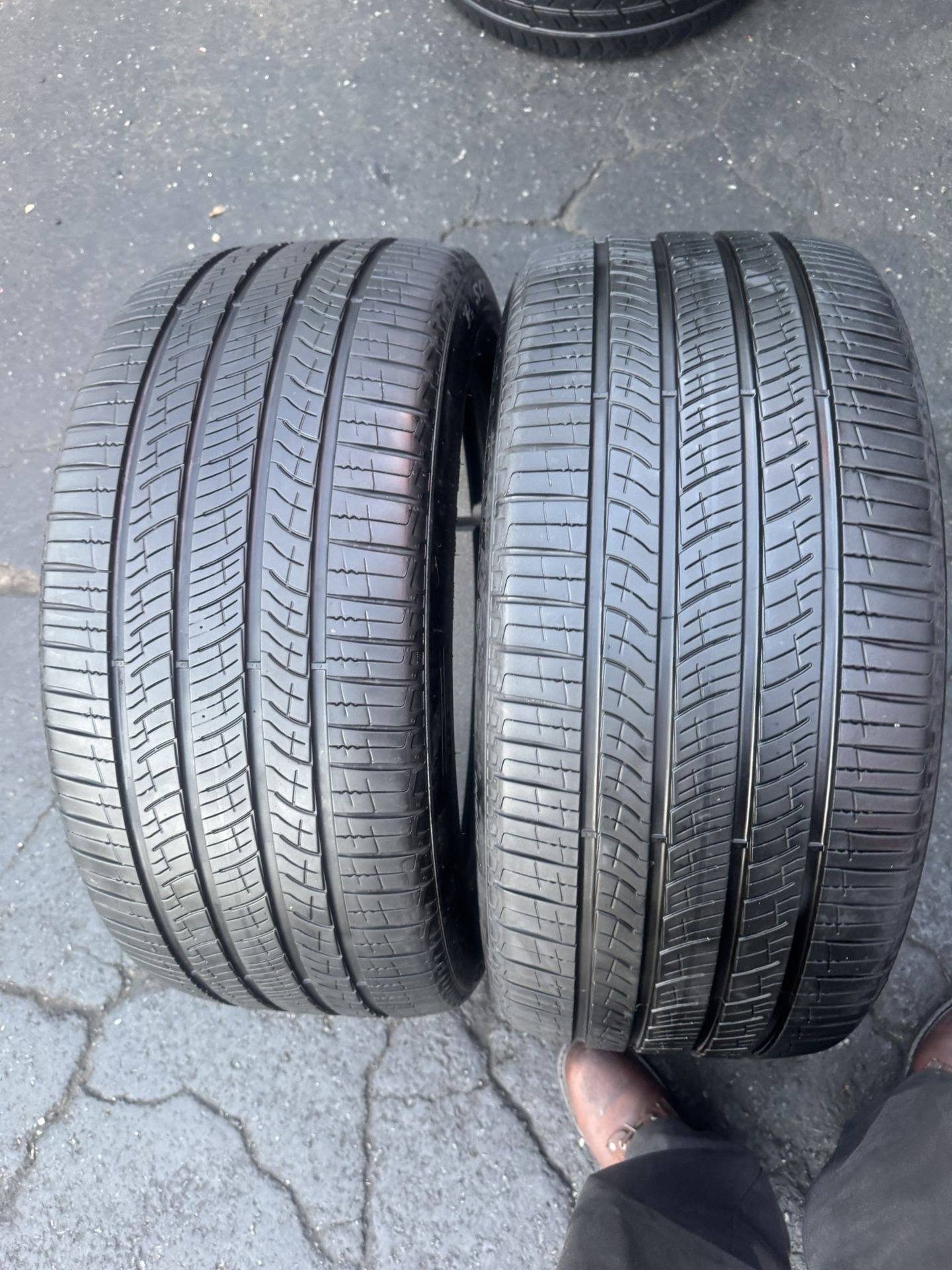 I Have 2 Tires 255-45-19 Pirelli Scorpion Ms For Tesla 70% Tread Life $170 For Both Mounted And Balanced