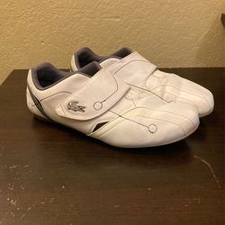 Lacoste Sports Men’s White Gray Trim