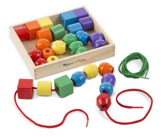 Melissa & Doug Primary Lacing Beads
