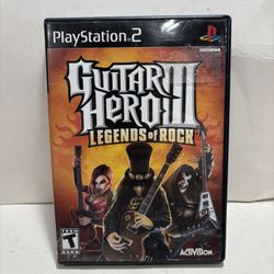 Guitar Hero III 3: Legends of Rock (PS2, 2007) 