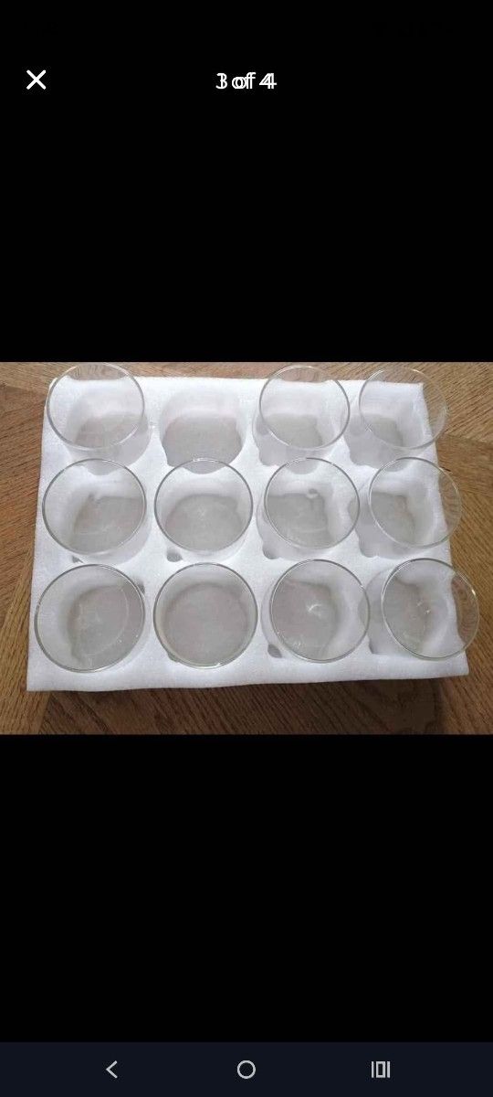 11 Piece Glass Cylinder Vase Set – 4"x4