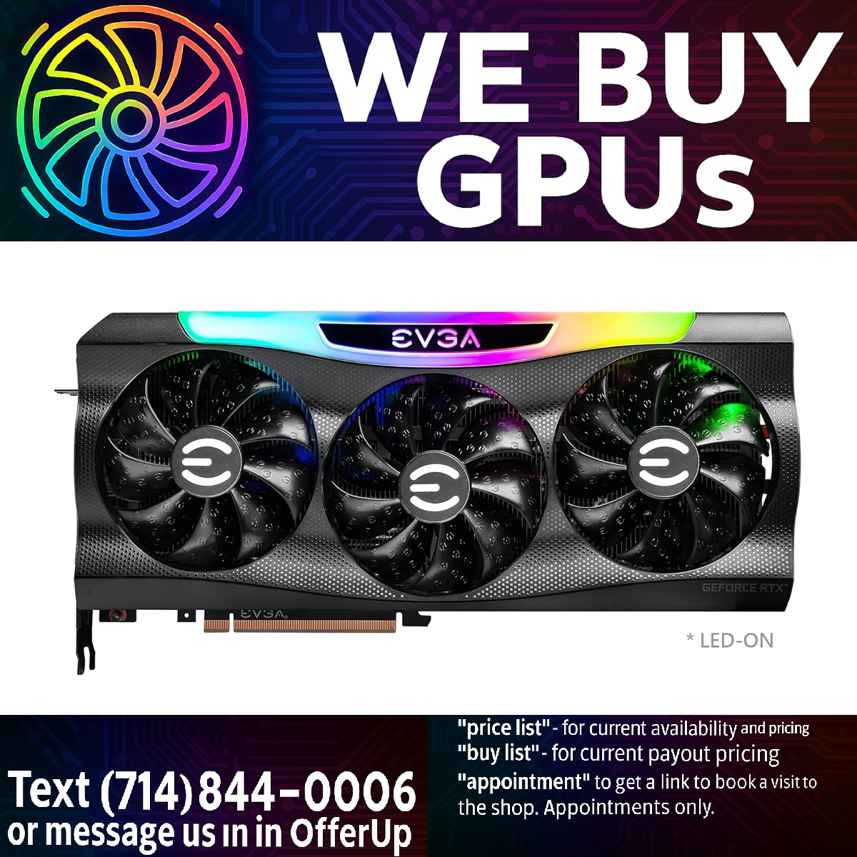 EVGA RTX 3080 TI FTW3 ULTRA - Professionally Refurbished - 3 Month Warranty - Local Business - Fixed Price