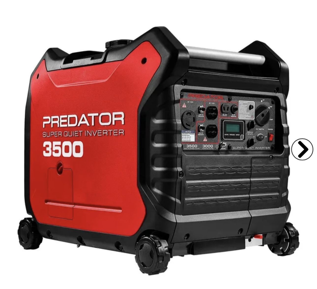 PREDATOR 3500 Watt SUPER QUIET Inverter Generator