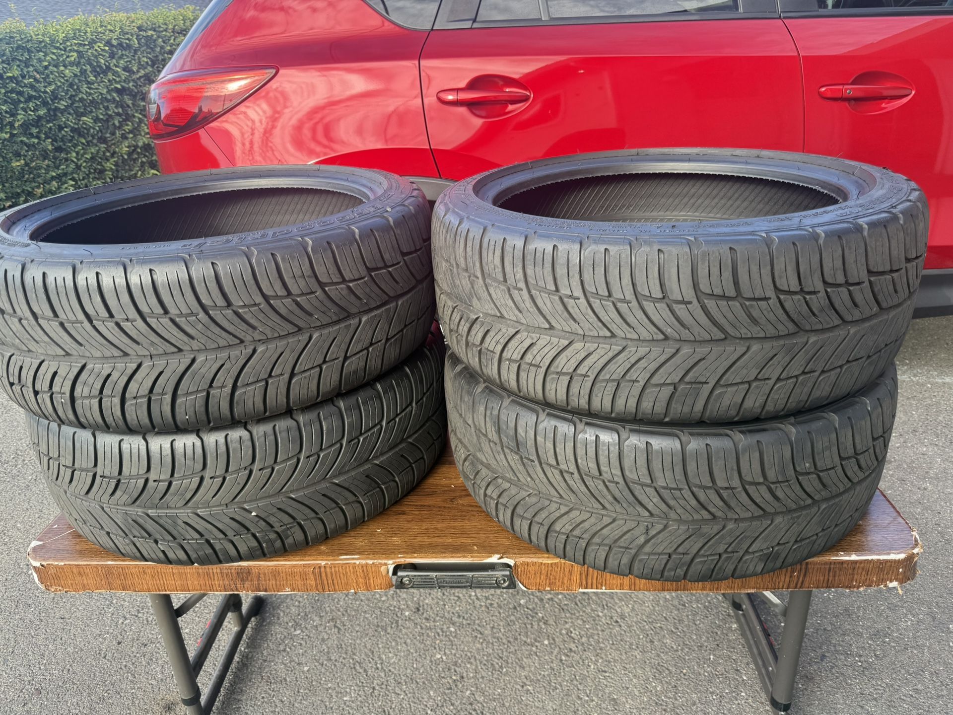 Set Of 4 Tires Size 21545ZR18