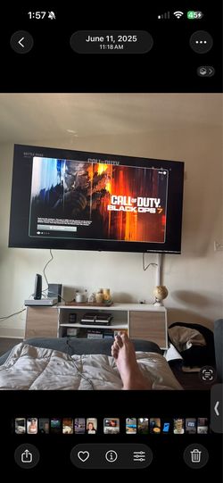 85 in Roku tv with Mount