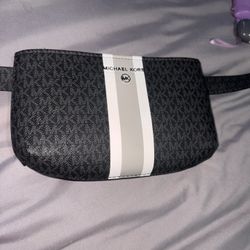 Michael Kors Black Logo Belt Bag 