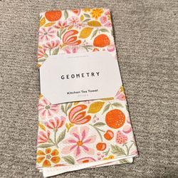 Brand New Geometry Kitchen Tea Towel 