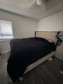 California king bed & frame