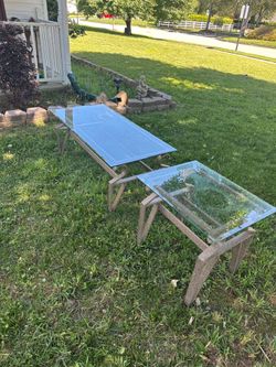 Glass tables