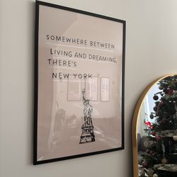 20x30 There’s New York Framed Print