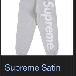 Size small grey supreme sweatpants