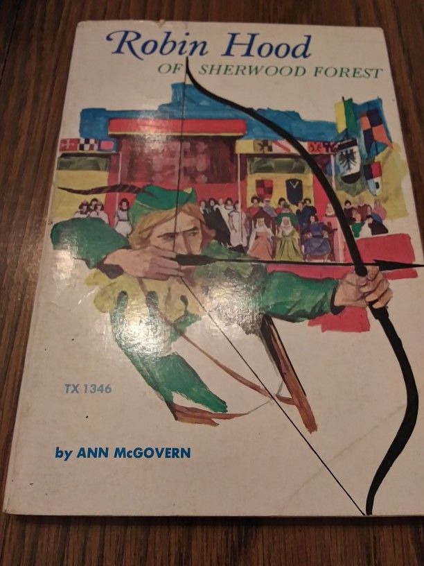 Vtg 60s Robin Hood book