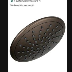 Moen Oil Rubbed Bronze Rain Shower Head