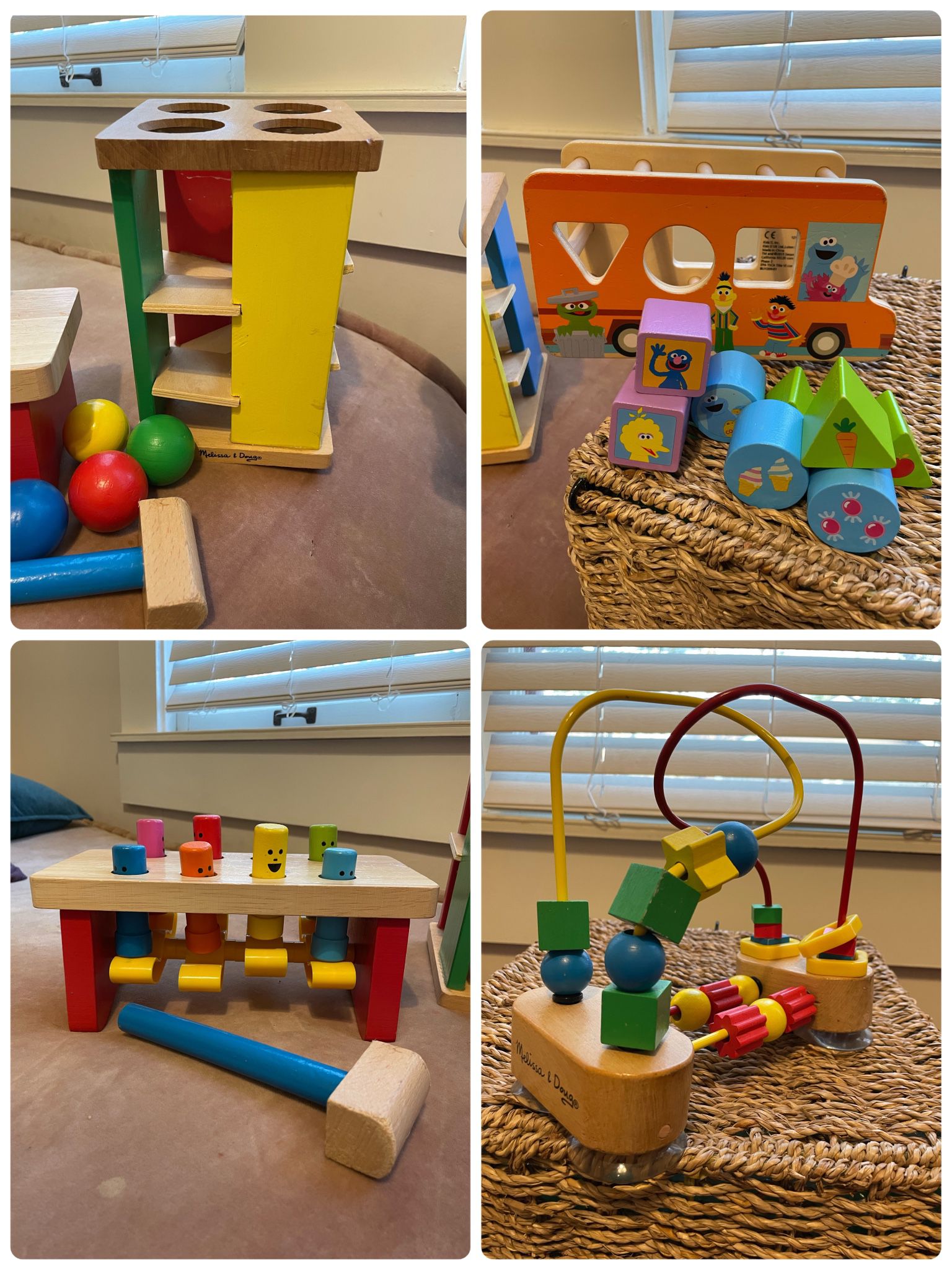 Wooden Toys, Melissa & Doug, Toddler, Baby, Preschool