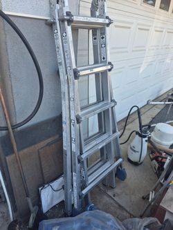 Gorilla adjustable ladder multi use
