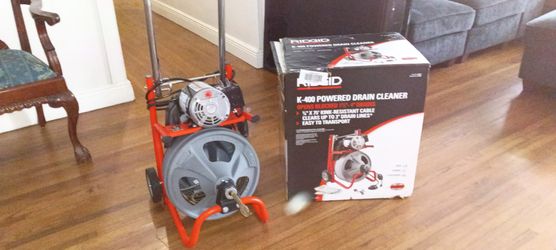 K400 powered drain cleaner