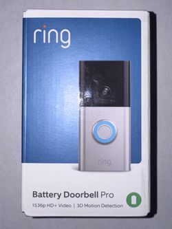 NEW Ring Battery Doorbell Pro | 1536p HD+ Head-to-Toe Video