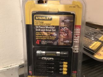 Stanley 10 pc drill & drive set