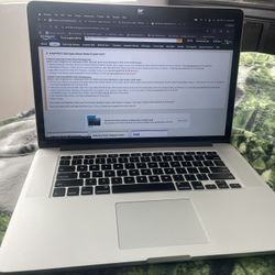 MacBook Pro 15 Inch O.B.O