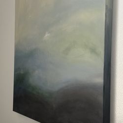 Art - Blue And Green Abstract Painting