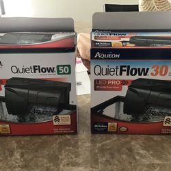 Aqueoun Quiet Flow 50 And Quiet Flow 30 Fish Tank Filters