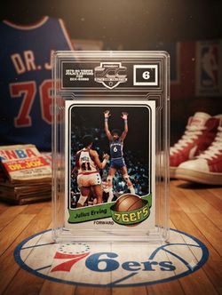 1979-80 Topps Julius Erving #20 ECC Graded 6