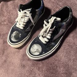 Size 7m/8.5w Vans Custom  Old Skool Galaxy Sk8 Shoes