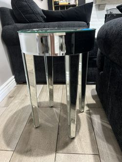 Mirror Side Table
