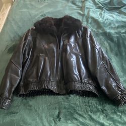 Genuine Leather, Fur Coat 