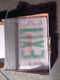 LED Exit Sign Light Fixture