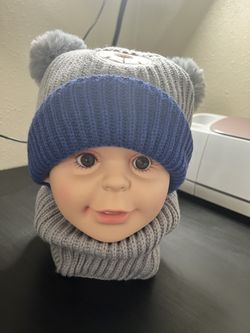 Toddler Beanie And Scarf Set