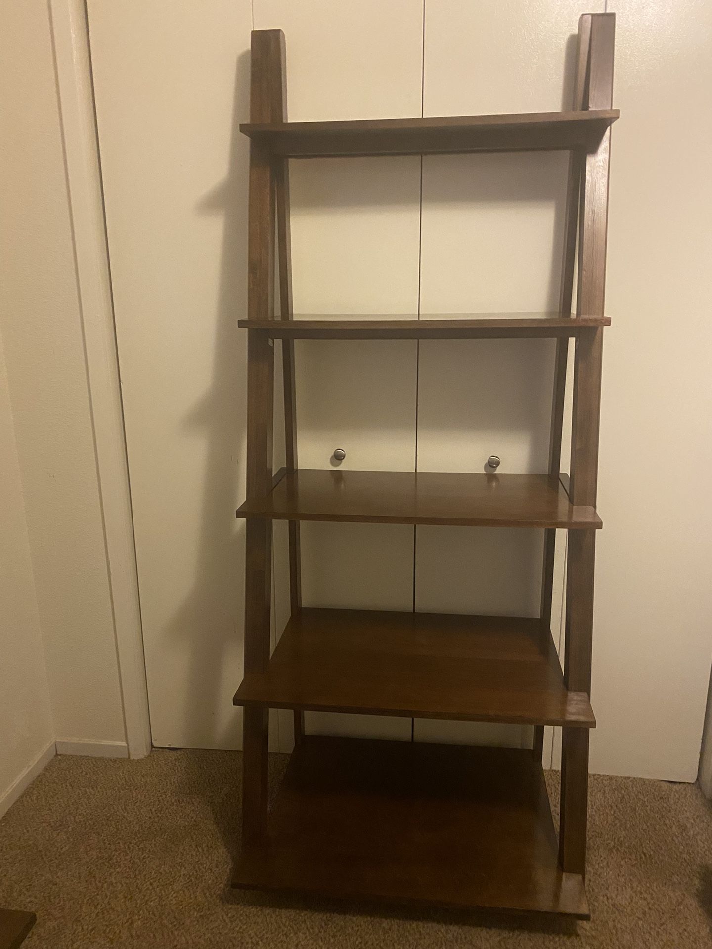 Five Tier Ladder Shelf 6 Ft Tall