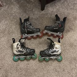 Roller skates 2 pairs 