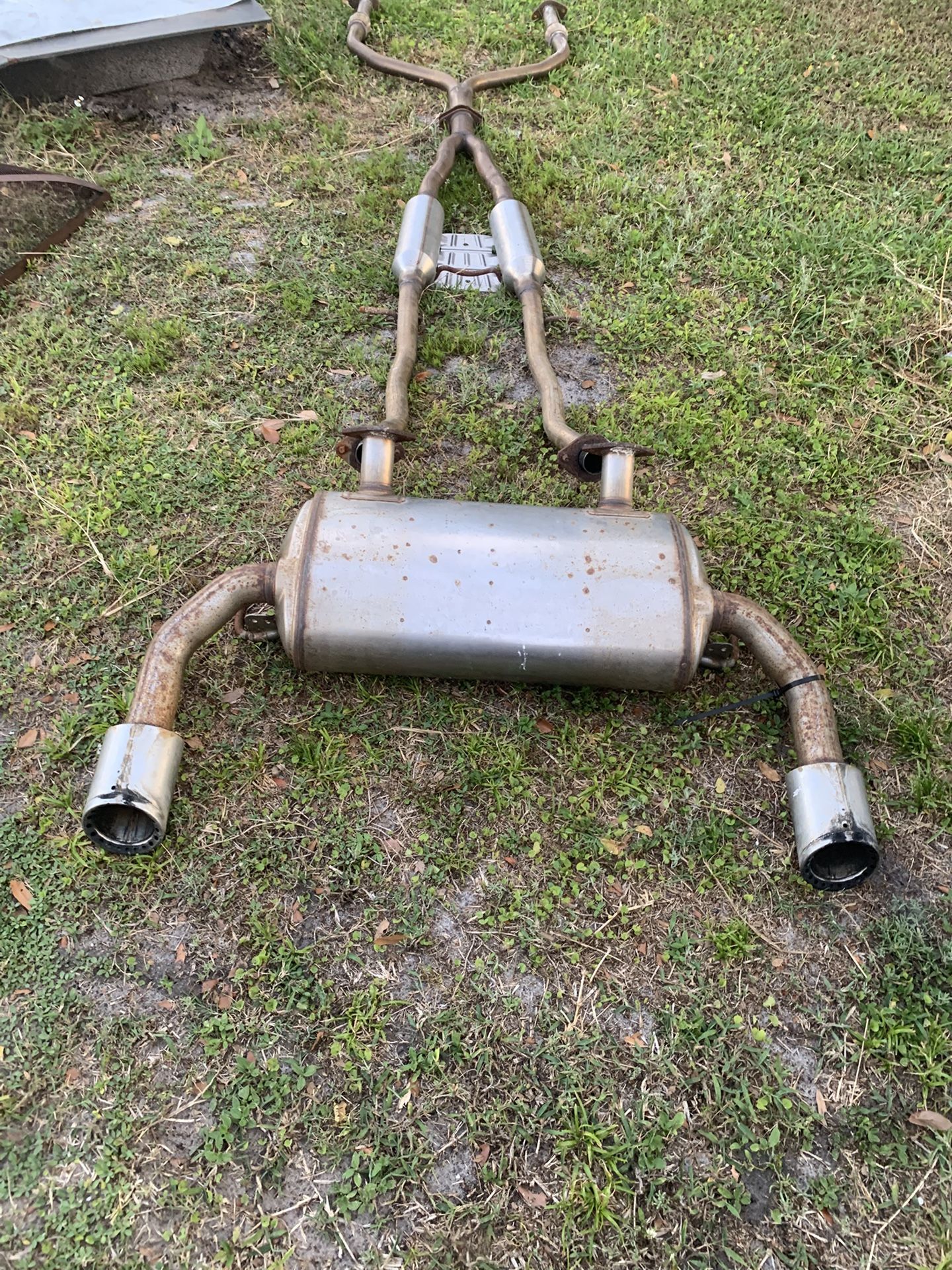 2020 Q50 Red sport Exhaust