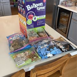 Helium Tank And Balloons 