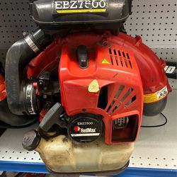 Red max backpack blower