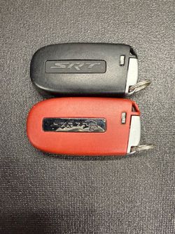 HELLCAT RED AND BLACK KEY