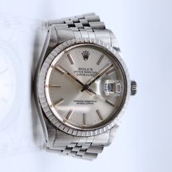 Rolex Vintage Datejust 36 Silver Dial Jubilee Bracelet 16030