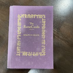 Book- The RuneCards By Ralph H Blum