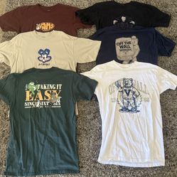 Men's Vans Tee's Size Medium $4 Each