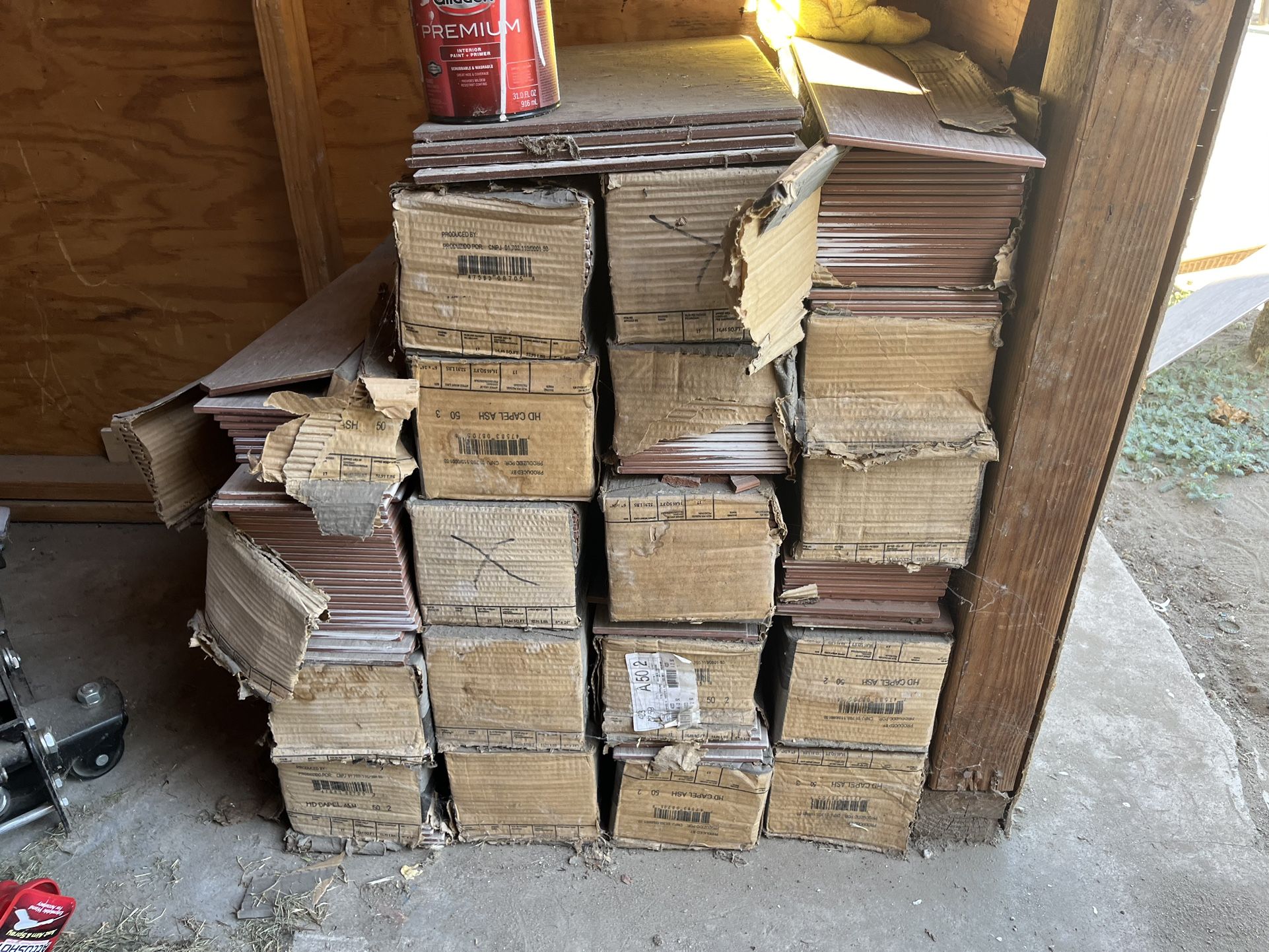 Capel Ash 6 in. x 24 in. Matte Ceramic Wood Look Floor and Wall Tile (17 sq. ft./Case)
