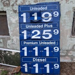 Gas Station Sign