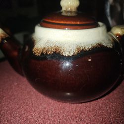 Brown Drip Teapot